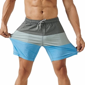 maamgic Mens 7" Stretch Swim Trunks Quick Dry Mesh Lining Swimwear Bathing Suits