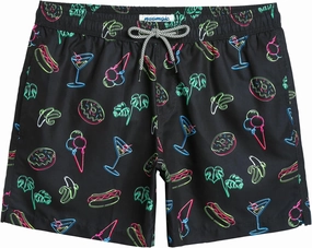 maamgic Mens Swim Trunks 5" Quick Dry Beach Shorts Bathing Suits with Mesh Lining Pockets