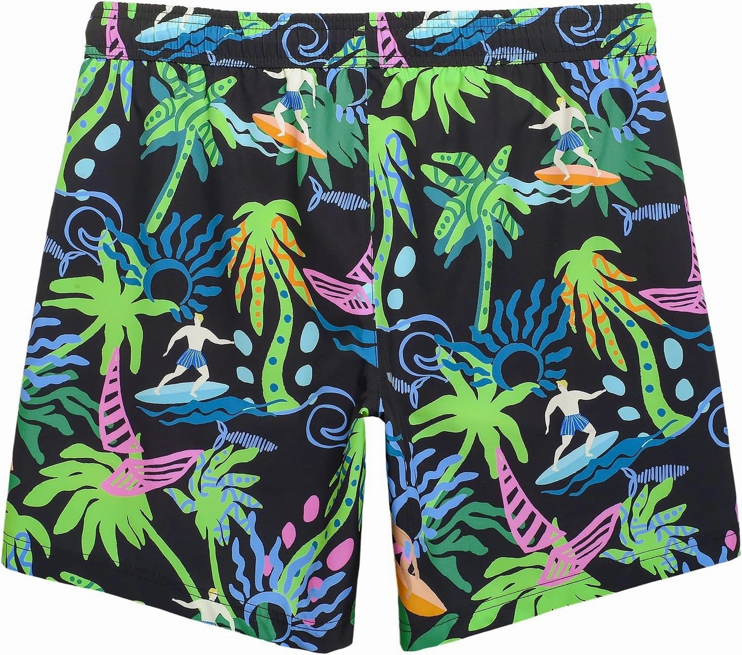 maamgic Mens Swim Trunks with Compression Liner 7" Bathing Suit Quick Dry Swimming Trunks for Men with Zipper Pockets