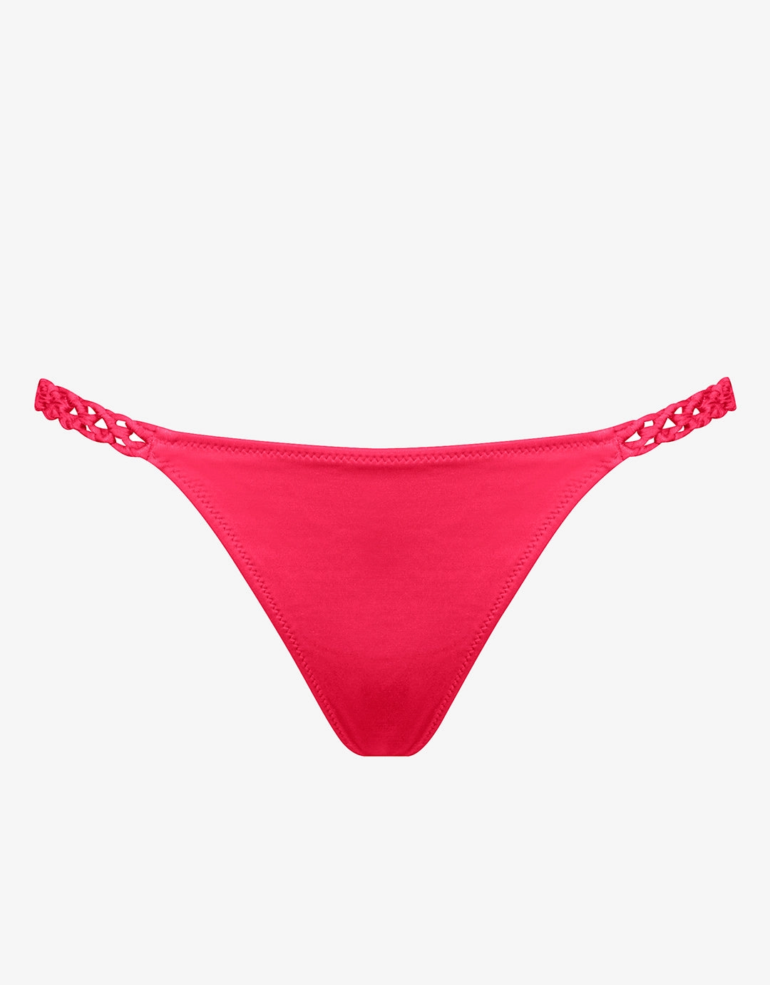 Macrame Love Bikini Pant - Luscious Red