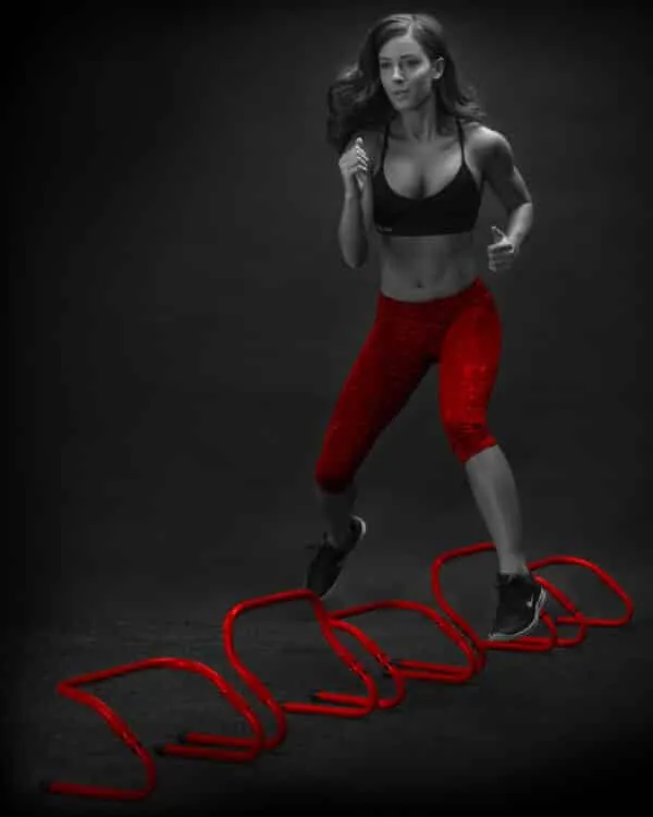360 Conditioning CFX 2 in 1 Quick Hurdles- 5 Pack, Foam Rollers, Yoga wheel for back, Weightlifting belt