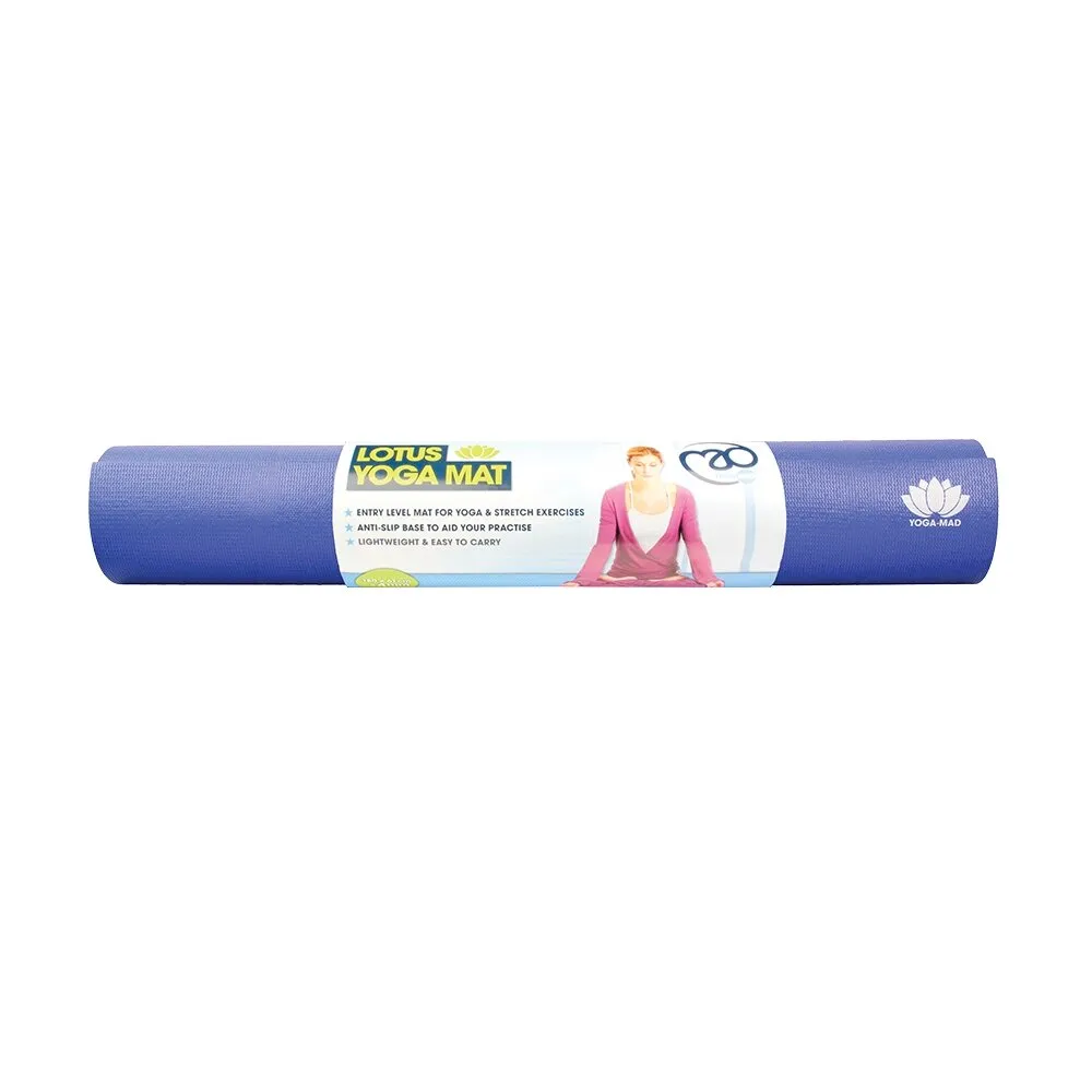 Fitness-Mad 4mm Lotus Yoga Mats, Theragun Prime