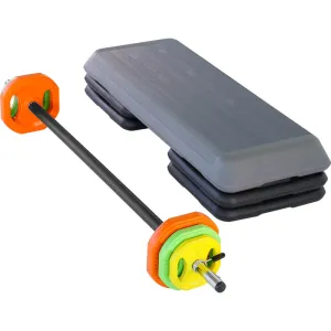 Made for You Hit Fitness Aerobic Step & Pump Set | 20kg Top-Rated, Bamboo foam roller