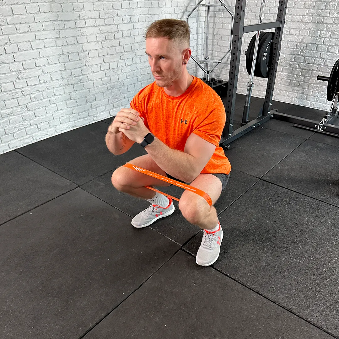 Hit Fitness Resistance Band | 0.5mm | (Light), Overhead pulley storage