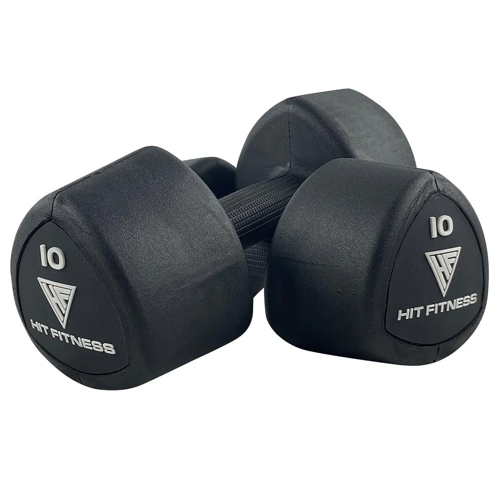 Made for You Hit Fitness Rubber Studio Dumbbell | 10kg Just for You, Rigs, Yoga mat thick, Rack,Platforms