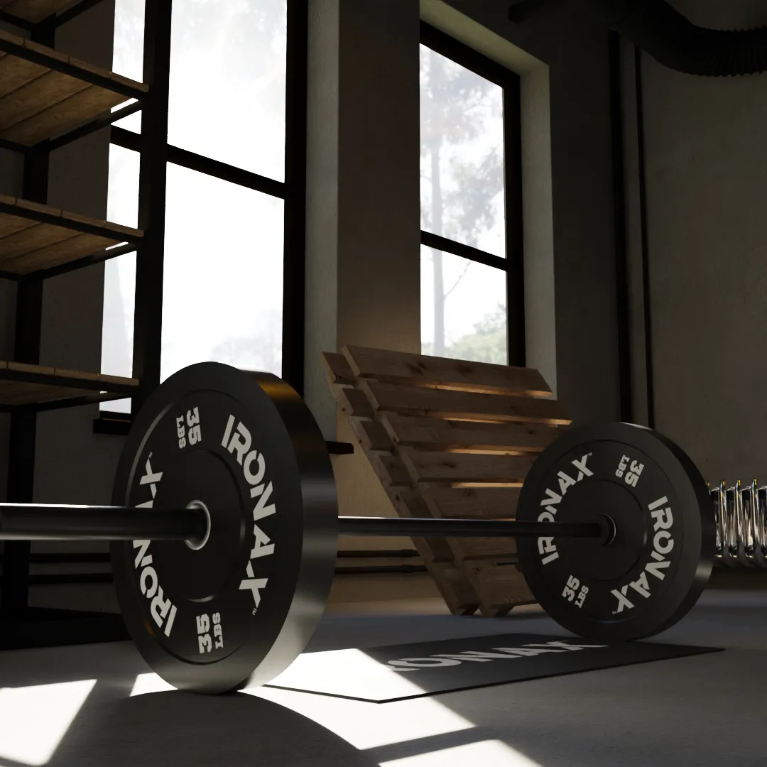 IRONAX ATHLETIC SERIES COMMERCIAL BUMPER PLATES, Compression leg sleeves
