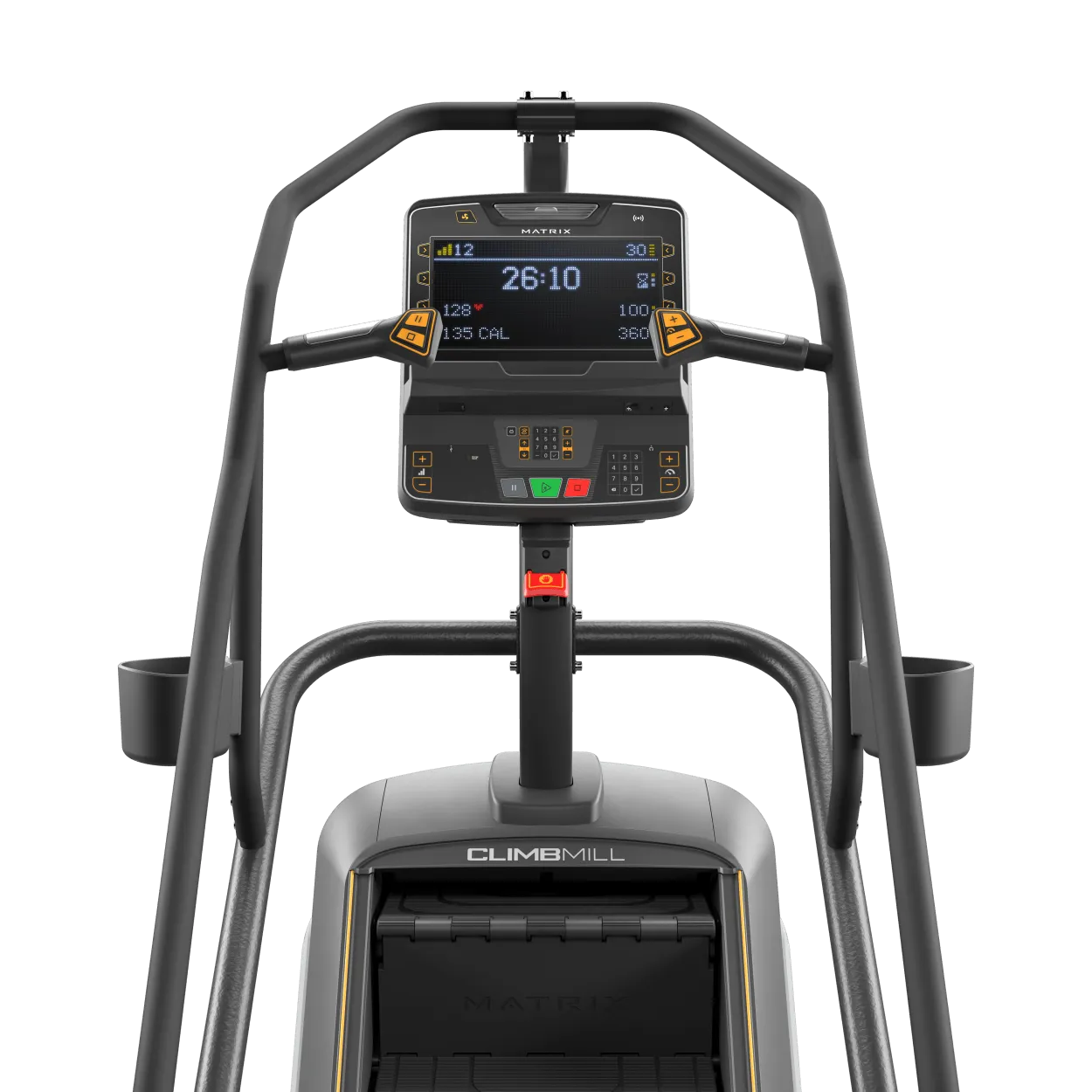 Matrix Performance Climbmill with Premium LED Console, Bamboo foam roller