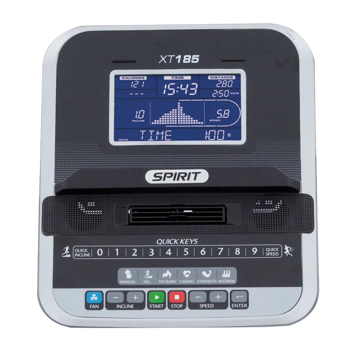 Spirit Home XT185 Treadmill, Multi Gyms, Rubber Hex Dumbbells, Weighted vest 20lbs
