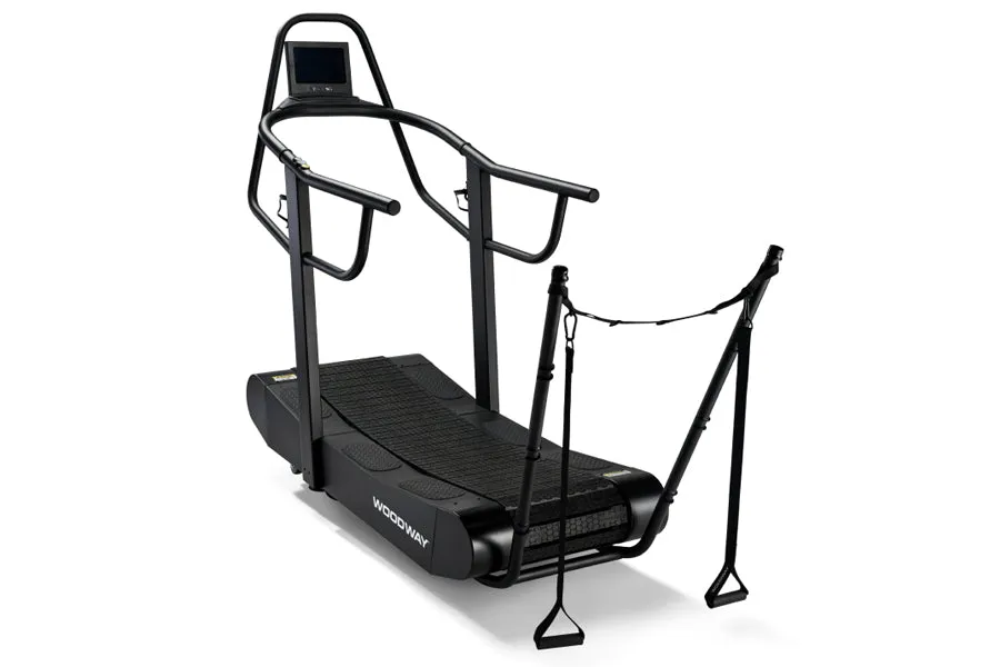 Woodway Curve FTG Treadmill, Yoga Mats, Resistance band repair clips, Recovery,Stretching