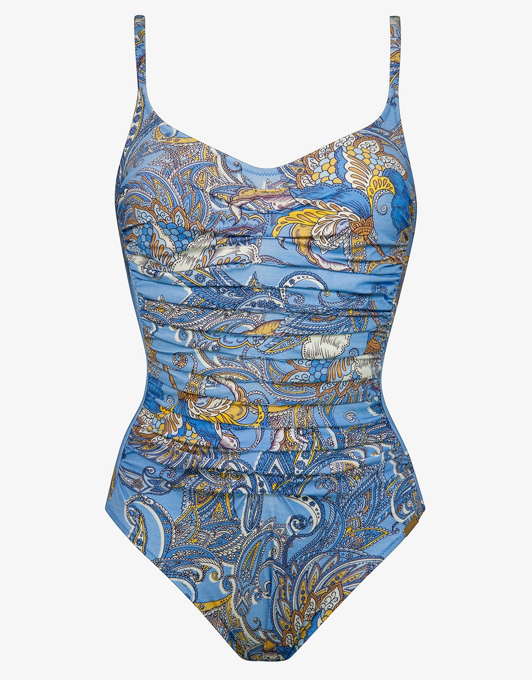 Majorelle Ruched Underwired Swimsuit - Oriental Horizon Blue
