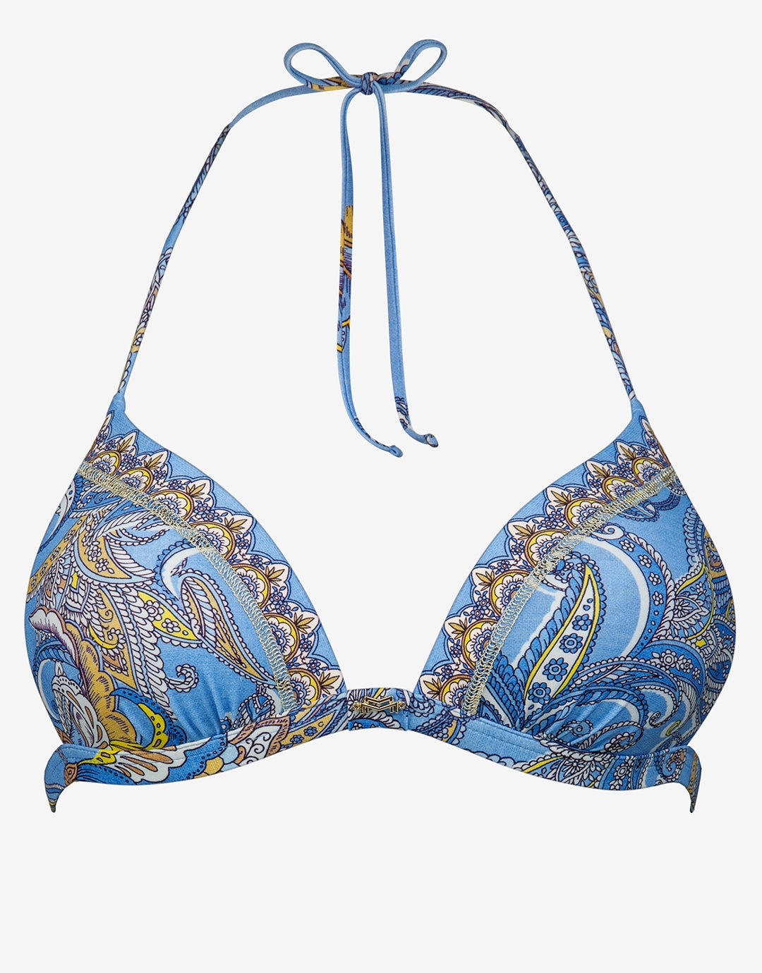 Majorelle Triangle Bikini Top - Oriental Horizon Blue