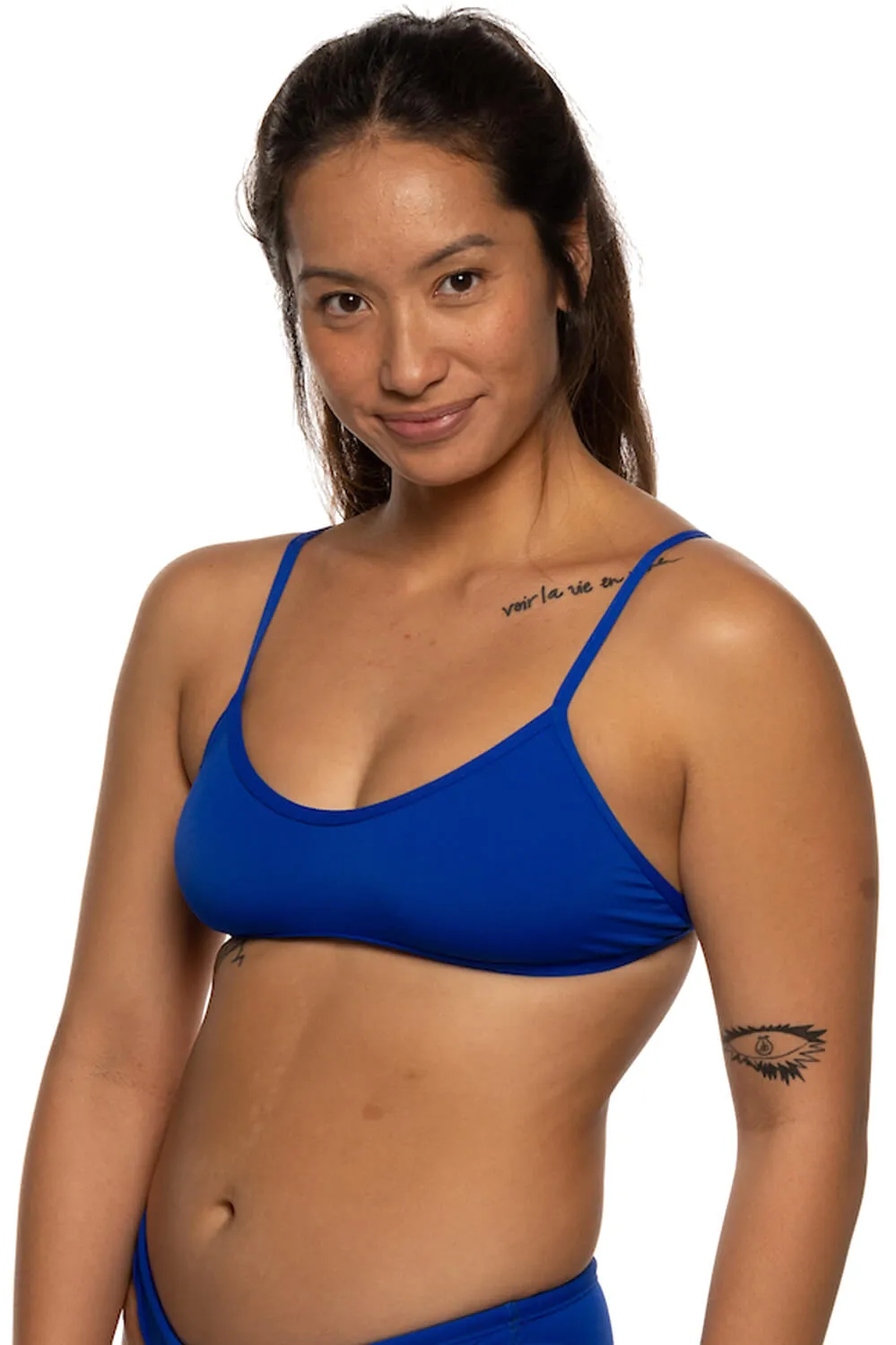 Malia Bikini Top - Blueberry