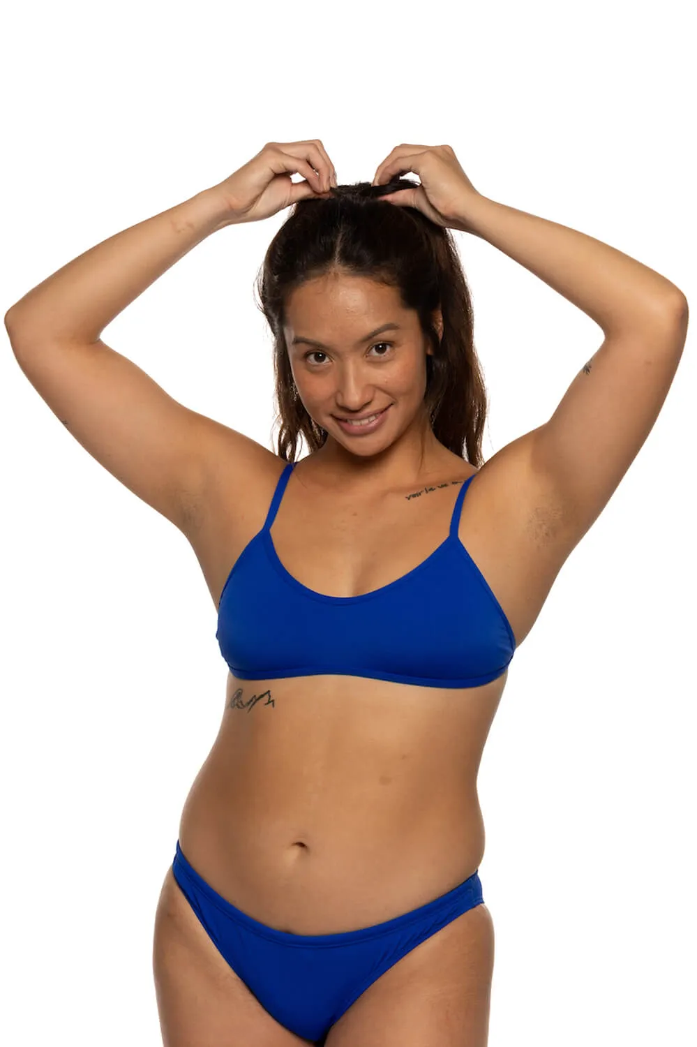 Malia Bikini Top - Blueberry