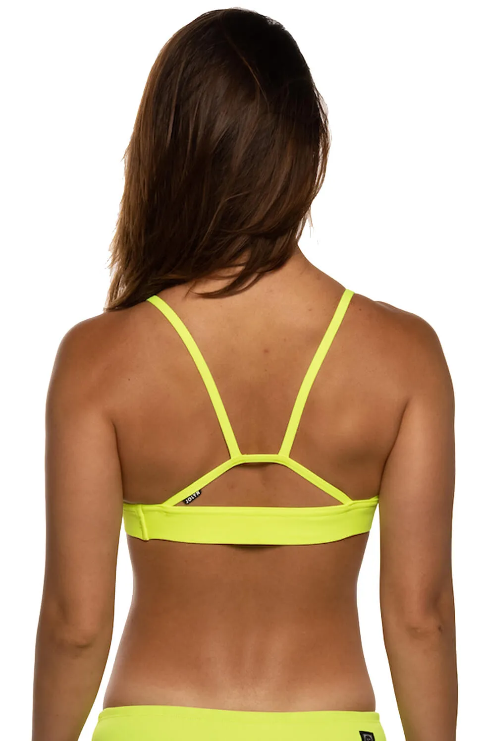 Mara Bikini Top - Highlighter Yellow