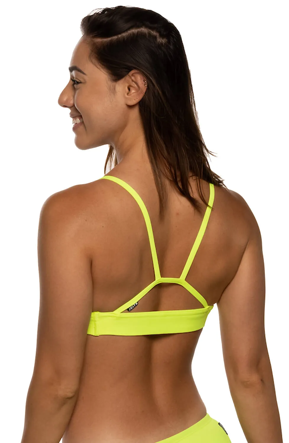 Mara Bikini Top - Highlighter Yellow