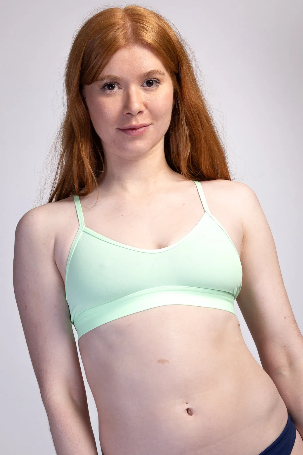 Mara Hybrid Bikini Top - Mint