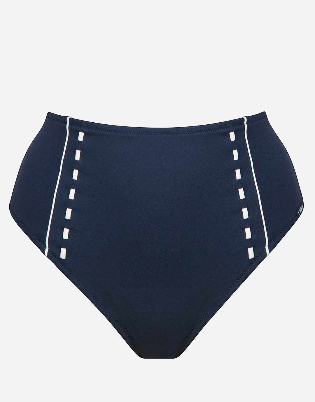 Marine Mindset High Waist Bikini Pant - Skipper Blue