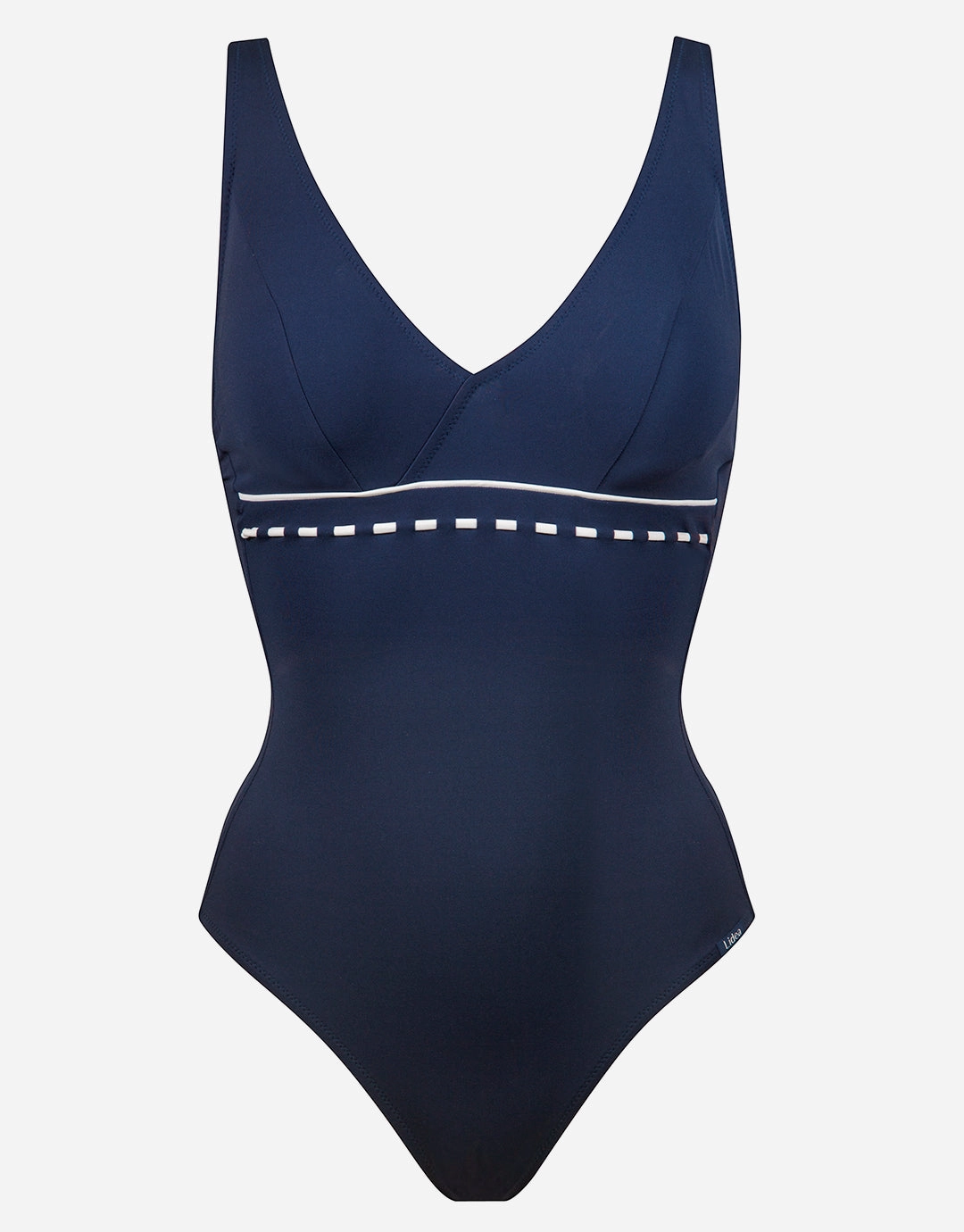 Marine Mindset Underwired V Neck Swimsuit - Skipper Blue