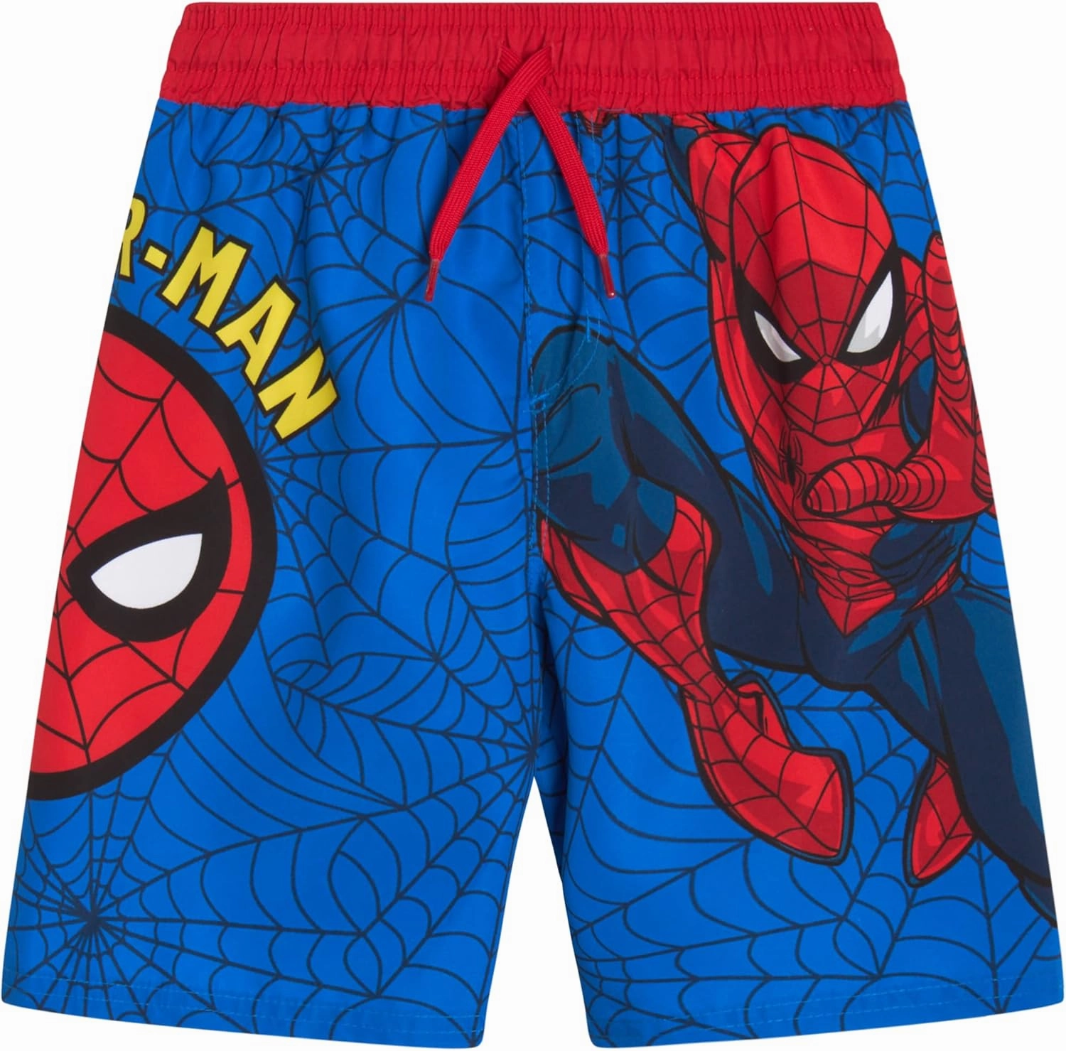 Marvel Boys Swim Trunks - Avengers Spiderman Captain America Spidey and Friends UPF 50  Quick Dry Boys Swim Shorts (2T-12)