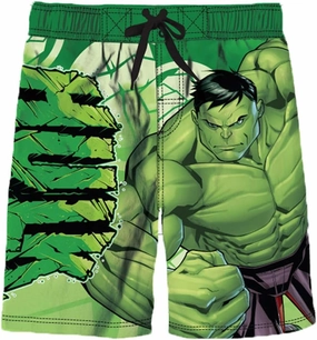 Marvel The Incredible Hulk Boys Swim Trunks