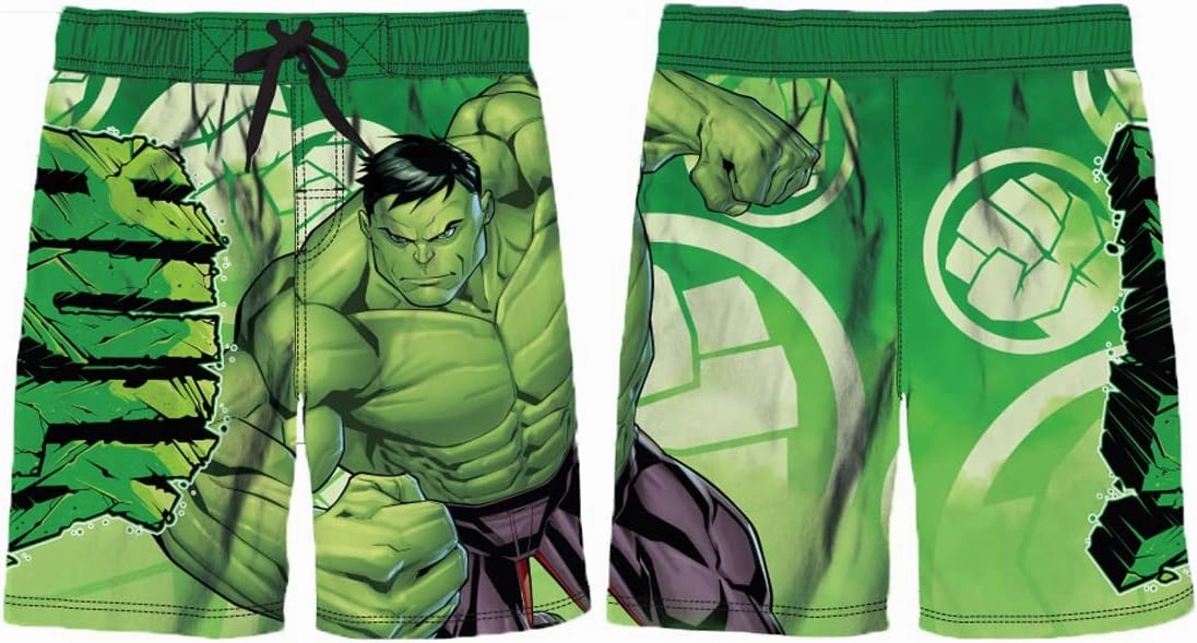 Marvel The Incredible Hulk Boys Swim Trunks
