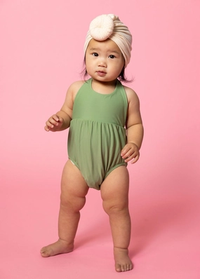 Meadow Green | Baby Romper One-Piece