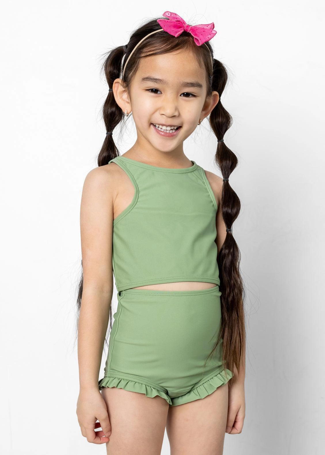 Meadow Green | Mini All Ruffled Up Bottoms