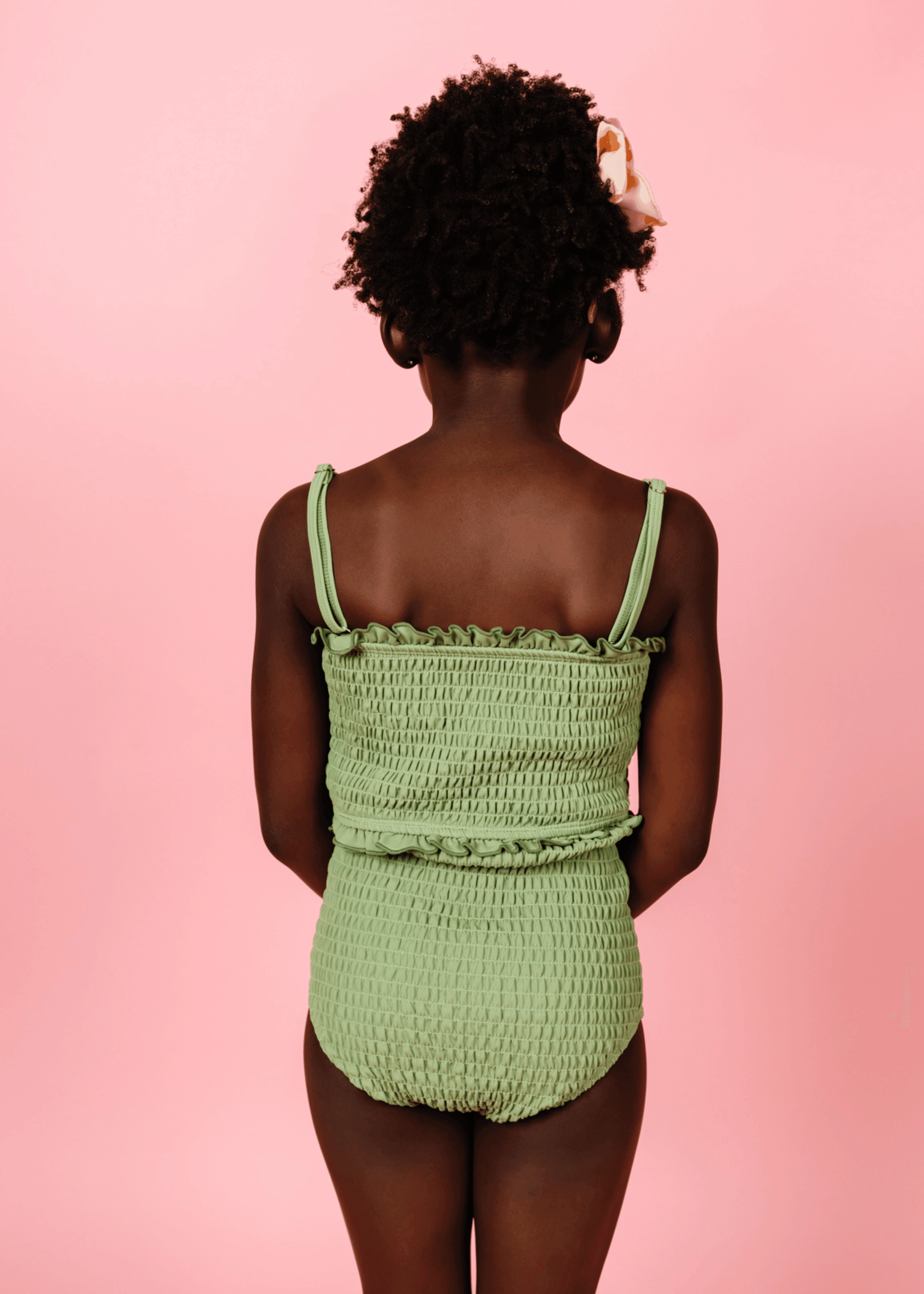 Meadow Green | Mini Bandeau Top