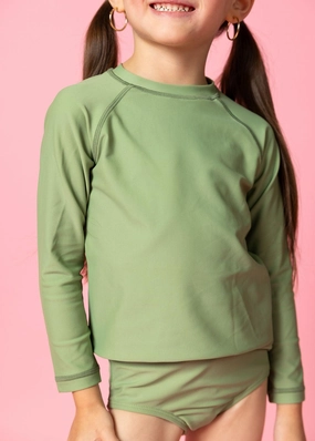 Meadow Green | Mini Rashguard Top (Unisex)