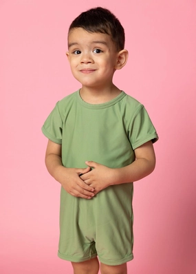 Meadow Green | Mini Shorties Rashguard (Unisex)