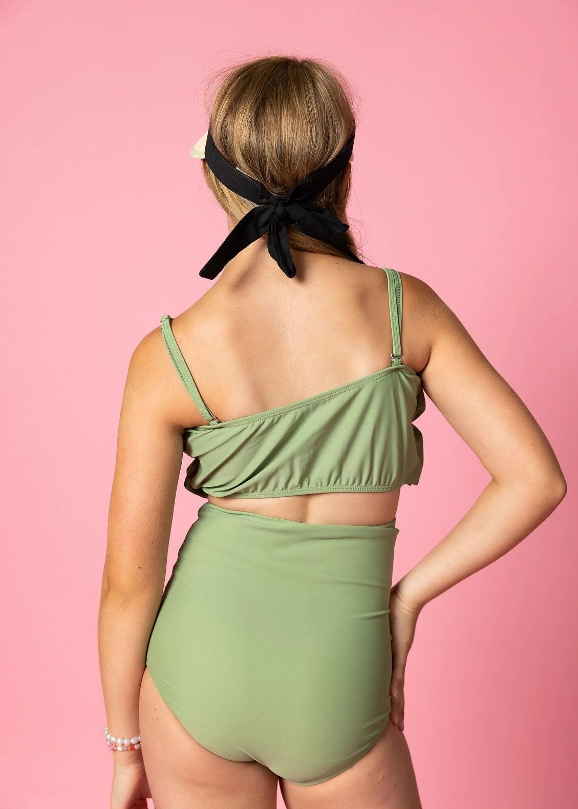Meadow Green | Youth High-Waisted Bottoms