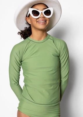 Meadow Green | Youth Rashguard Top (Unisex)