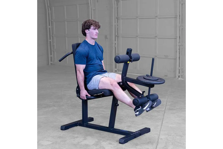 Body-Solid Seated Leg Extension & Supine Curl, Stair climber machine, Ab roller wheel