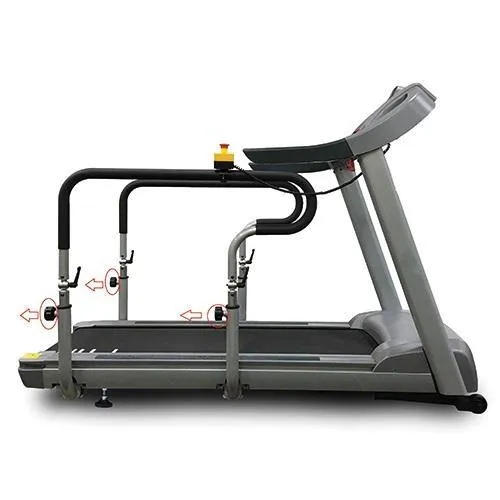 GymGear T95 Rehabilitation Treadmill, Rollable Sled Track, Olympic Frisbee And Barbell Set