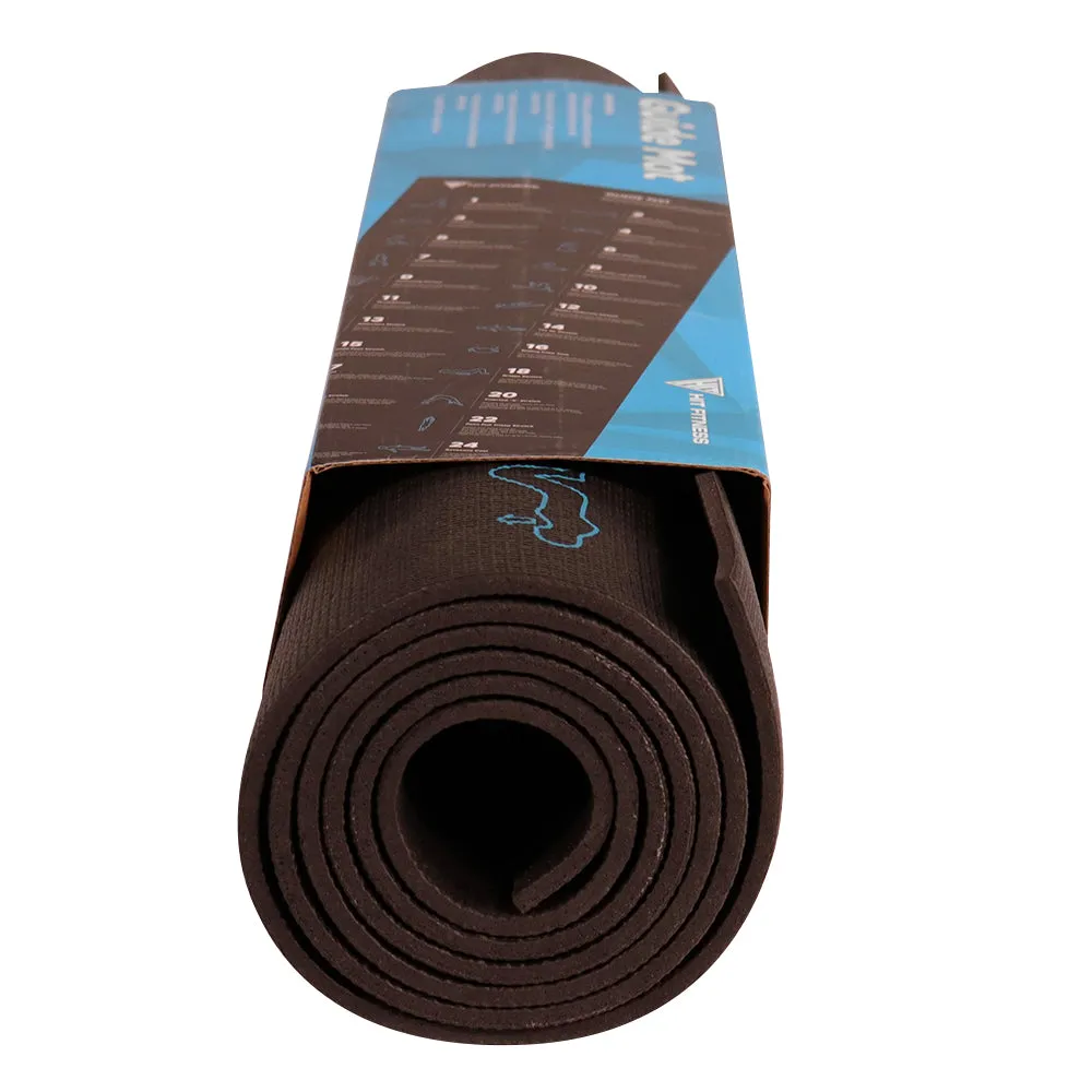 Hit Fitness Exercise Mat with Guides | 5mm, Weight bench for home, Bands,Tubing, Strength Bands