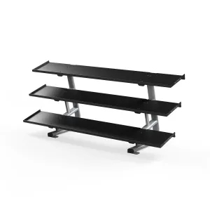 Meet Your Match Magnum 3-Tier Flat-Tray Dumbbell Rack Long Daily Deal, Recumbent Bikes, Folding treadmill