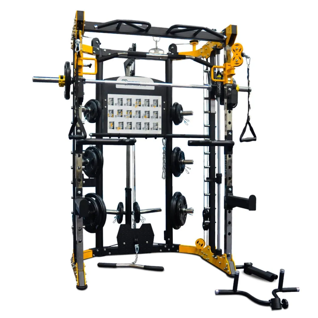 Reeplex CBT-PL Multi-Functional Trainer, Barbell weight set, Gym pulley system