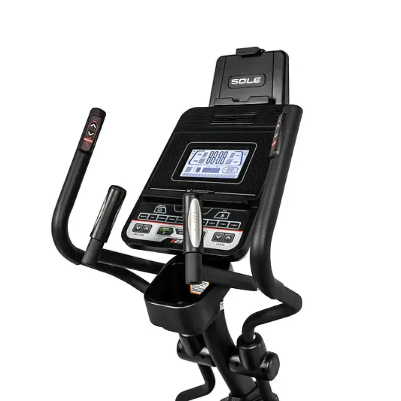 SOLE E25 Elliptical - 2024, Cable machine attachments, Gym bag with shoe compartment