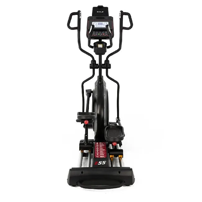 SOLE E55 Elliptical, Adjustable bench for home gym