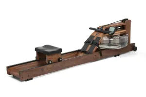 Meet Your Match WaterRower Original  - Walnut with S4 Performance Monitor Instant Classic, Protein shaker bottle