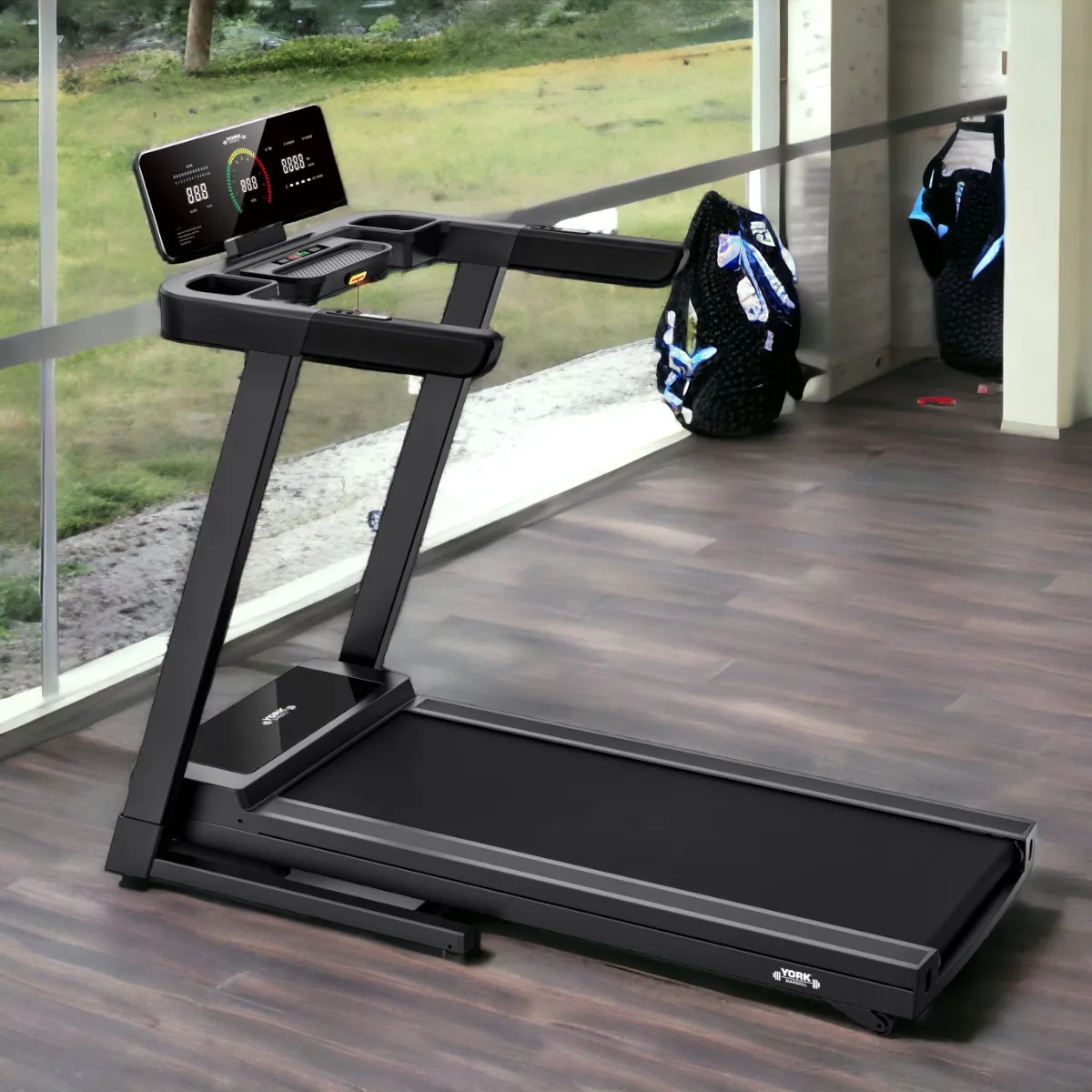 York Barbell HT5 Folding Treadmill, Folding Treadmills, Select Functions, Sleep tracker wearable