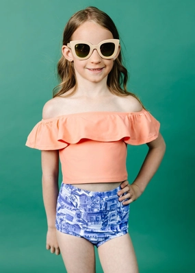 Melon | Mini Ruffled Around Top