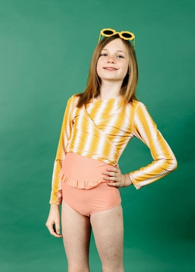 Melon | Youth Mid-Ruffle Bottoms