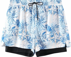 Men's 5" Swim Trunks Quick-Dry Anti Exposure Board Shorts Double Layer with Vibrant Prints for Surfing Gym Swimming