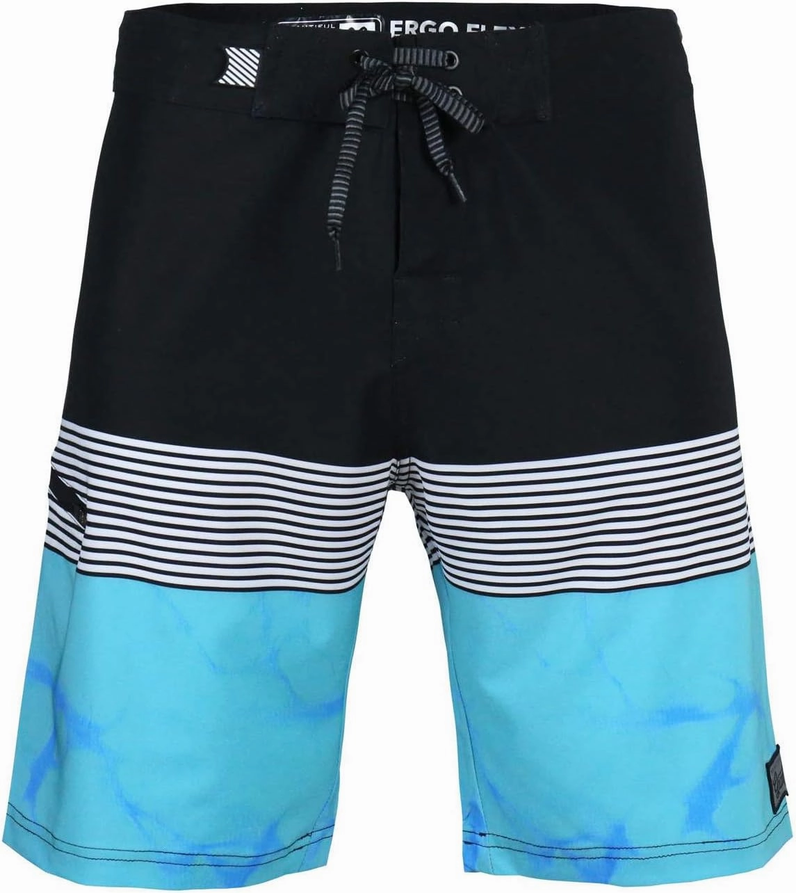Men's Swim Trunks 22 Quick Dry Board Shorts with Key Keeper, No Mesh Lining - Perfect for Surfing & Swimming