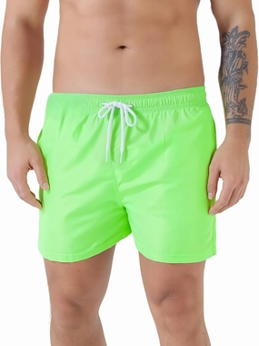 Men's Swim Trunks 5" Quick Dry Bathing Suit Mens Sports Beach Shorts with Mesh Lining