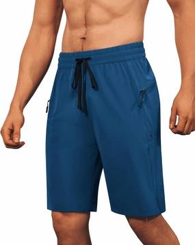 Men's Swim Trunks Quick Dry Beach Shorts with Zipper Pockets, UPF 50 , Swimming, Surfing, Outdoor - No Mesh Liner