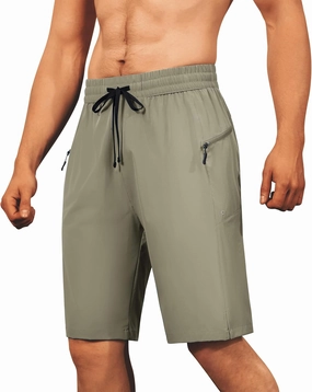 Men's Swim Trunks Quick Dry Beach Shorts with Zipper Pockets, UPF 50 , Swimming, Surfing, Outdoor - No Mesh Liner