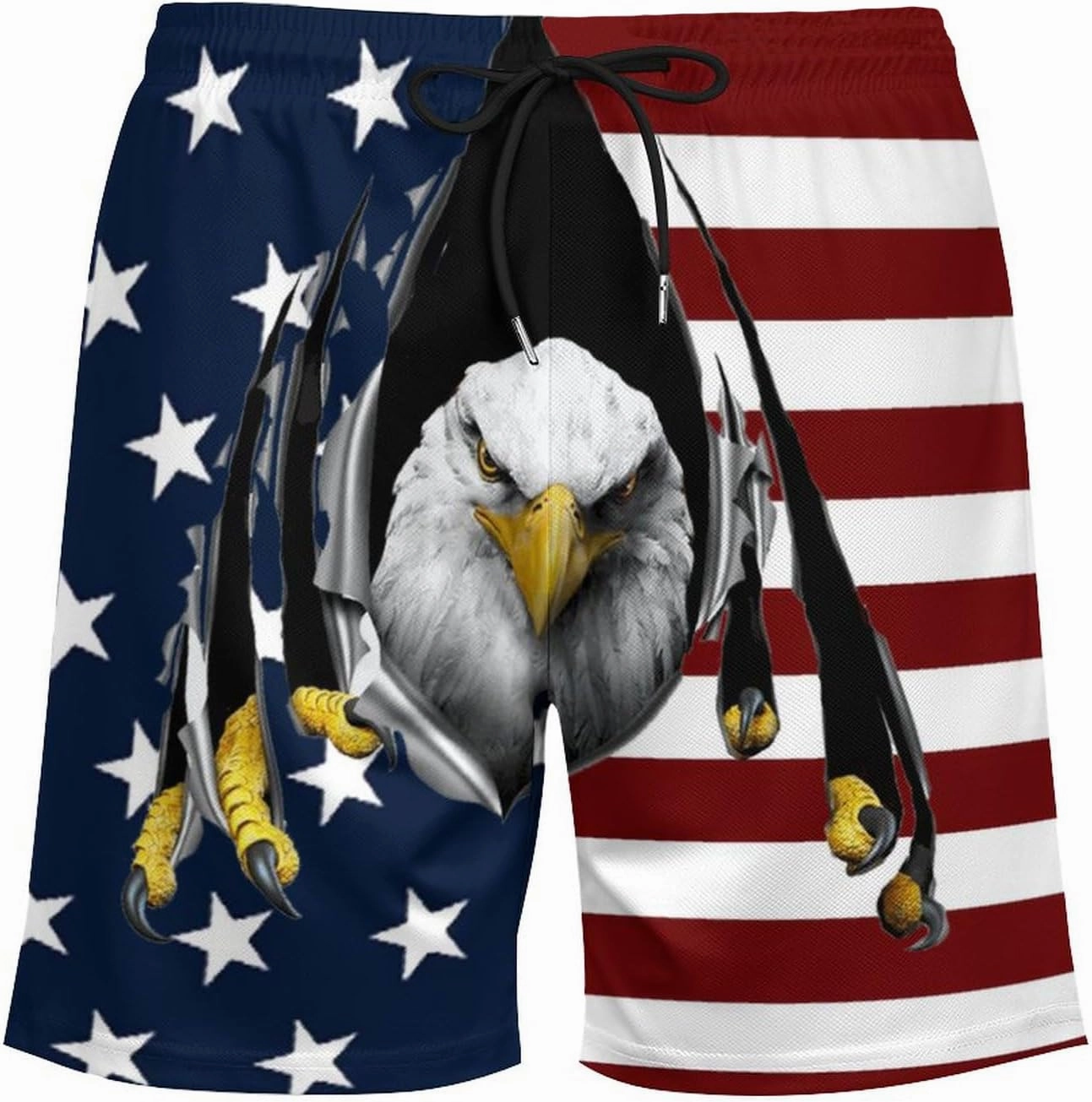 Men's Swim Trunks Quick Dry Swimming Trunks Upside Down Pineapple Beach Shorts with Mesh Lining and Pockets