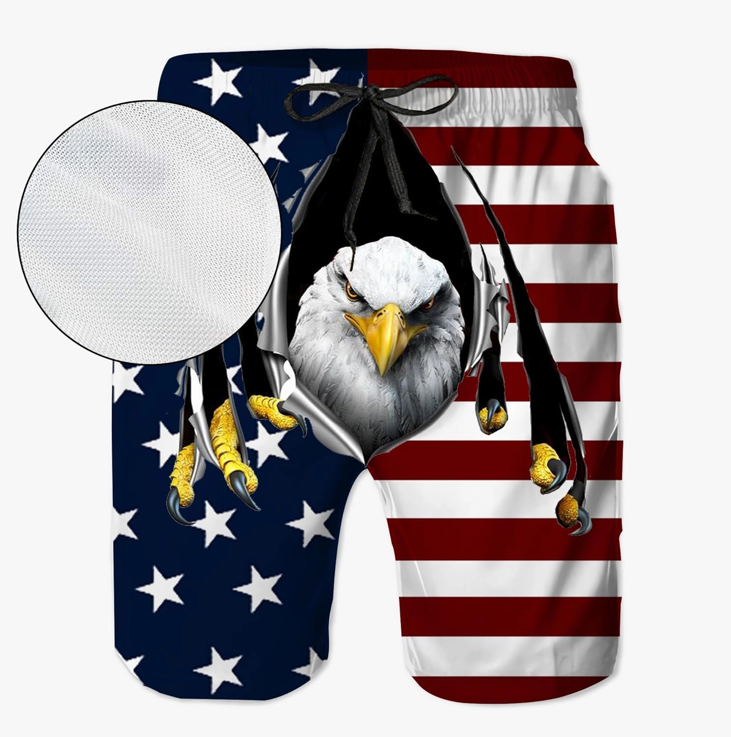 Men's Swim Trunks Quick Dry Swimming Trunks Upside Down Pineapple Beach Shorts with Mesh Lining and Pockets